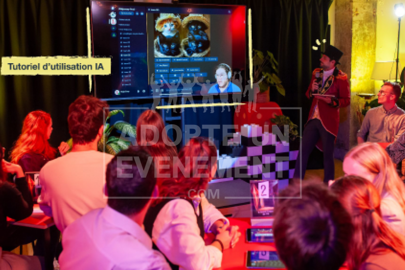IA CIRQUE CIRCUS PROMPT CHATGPT FUN COHESION TEAM BUILDING | adopte-un-evenement