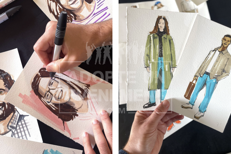 ARTISTE PORTRAITISTE DESSIN ÉVÉNEMENT SOIRÉE  SILHOUETTE ANIMATION ÉVÉNEMENTIELLE | adopte-un-evenement ARTISTE PORTRAITISTE DESSIN ÉVÉNEMENT SOIRÉE  SILHOUETTE ANIMATION ÉVÉNEMENTIELLE | adopte-un-evenement