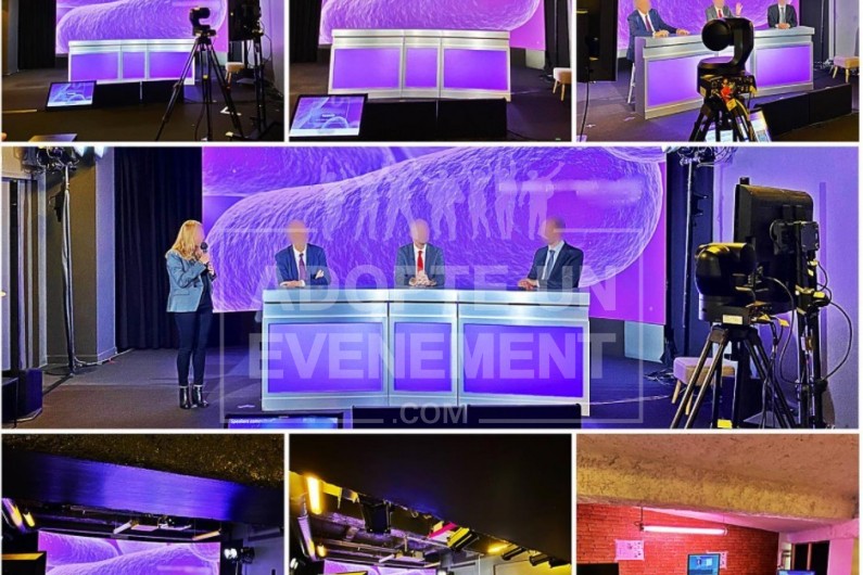 EVENEMENT DIGITAL STREAMIG STUDIO TV DISTANCIEL ET PRESENTIEL | adopte-un-evenement