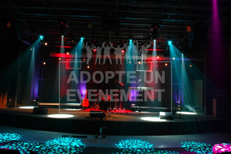 PRESTATION TECHNIQUE POUR CONVENTION, SPETACLE, ECLAIRAGE LUMIERE | adopte-un-evenement