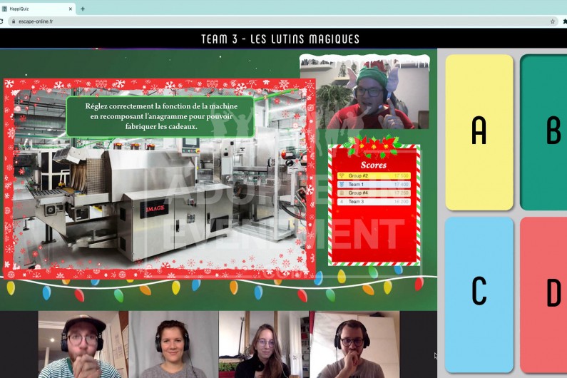 Vous avez l’esprit d’équipe ? Vous voulez challenger vos collaborateurs et booster votre team ? L’Appel de Noël est là. Animation de NOEL en visio conférence | adopte-un-evenement