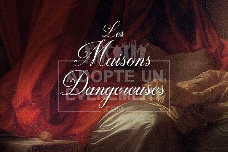 Au château de Laclos, ce 23 juin 1765, les festivités en l’honneur de la fête de la Saint-Jean ont viré au drame. L'un des vénérables convives de madame de Rosemonde a trouvé la mort sans même avoir goûté à son dessert.
Sur un scénario déjà écrit, les par | adopte-un-evenement