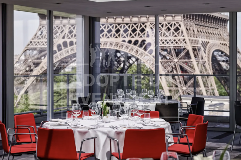 SALLE DE REUNION SALLE EVENEMENTIELLE PARIS TOUR EIFFEL VUE PANORAMIQUE | adopte-un-evenement