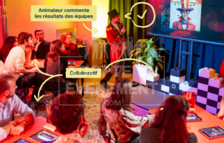 IA CIRQUE CIRCUS PROMPT CHATGPT FUN COHESION TEAM BUILDING | adopte-un-evenement