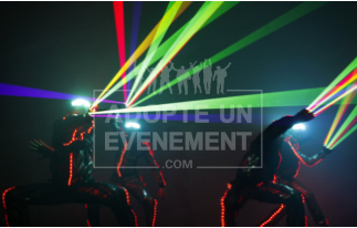ARTISTES LED DANCERS SHOW LUMIERE MAGIQUE SOIRÉE | adopte-un-evenement