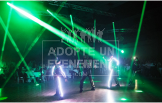 ARTISTES LED DANCERS SHOW LUMIERE MAGIQUE SOIRÉE | adopte-un-evenement