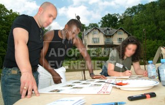 BEA CONCEPTION CREATIV'ART OEUVRE PEINTURE TEAM BUILDING L'ATELIER DE PEINTURE ORIGINAL | adopte-un-evenement