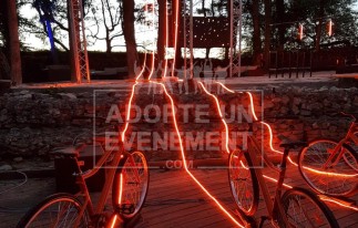 VÉLO COURSE LED LUMIÈRE ADOPTE UN ÉVÉNEMENT CHALLENGE | adopte-un-evenement
