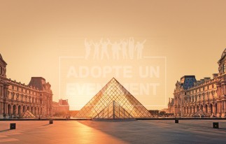 MUSÉE PYRAMIDE LOUVRE PARIS ÉVÉNEMENT COCKTAIL SOIRÉE ANIMATIONS | adopte-un-evenement